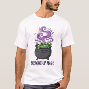 Toverketel Halloween Kunst T-shirt