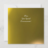 TOVERLAAG RINGEN , INITIALEN perkament geel Kaart (Achterkant)