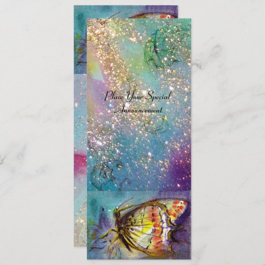 TOVERLAAG VLINDER SAVE THE DATE (Voorkant / Achterkant)