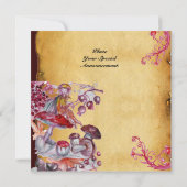 TOVERLAAI VAN PADDENSTOELEN perkament Kaart (Achterkant)