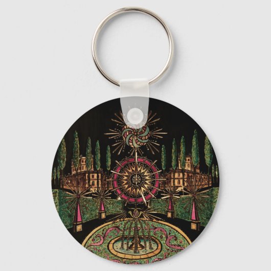 Toverlantaarn Vuurwerk Sleutelhanger (Voorkant)
