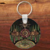 Toverlantaarn Vuurwerk Sleutelhanger (Voorkant)