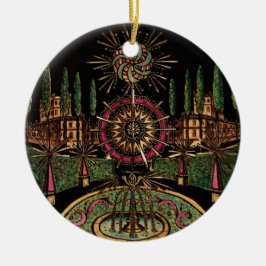 Toverlantaarn Vuurwerkornament Keramisch Ornament
