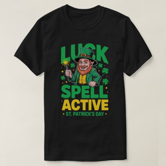 Toverliefdespronker Active Kabouter St. Patrick's T-shirt (Design voorkant)
