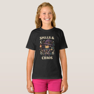 Tovers & Chaos Schattige Heks – Kawaii Donkere Mag T-shirt