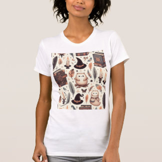 Tovers & Gezelschapsdieren – Cute Heksencore Uil T T-shirt