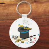 Tovershow Sinterklaas Verjaardag Kinderfeestje Fav Sleutelhanger (Voorkant)