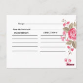 Toversierde snoerlampjes Zwart Bruidsfeest Briefkaart (Achterkant)