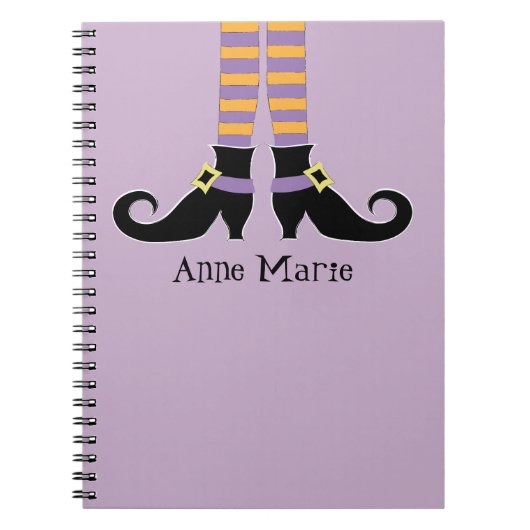 Toversierheksenschoenen notitieboek (Voorkant)