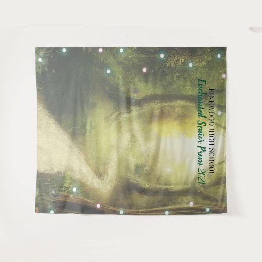 Toversprei Lichtjes Prom Backdrop  Wandkleed (Voorkant (horizontaal))