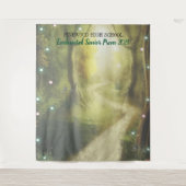 Toversprei Lichtjes Prom Backdrop Wandkleed (Voorkant)