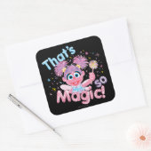Toverstaf van Abby Cadabby Vierkante Sticker (Envelop)