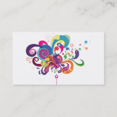 Toverstaf van kleur visitekaartje (Achterkant)