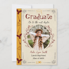 Toververhalenboek Diploma-uitnodiging Kaart