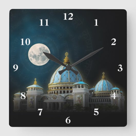 TOVP-klok Vierkante Klok (Voorkant)