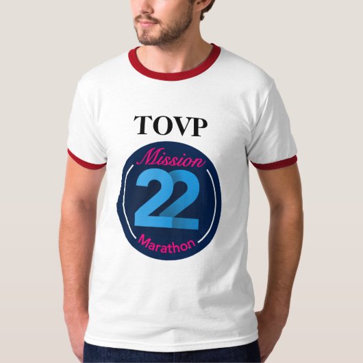 TOVP MISSION 22 MARATHON-Shirt T-shirt (Voorkant)
