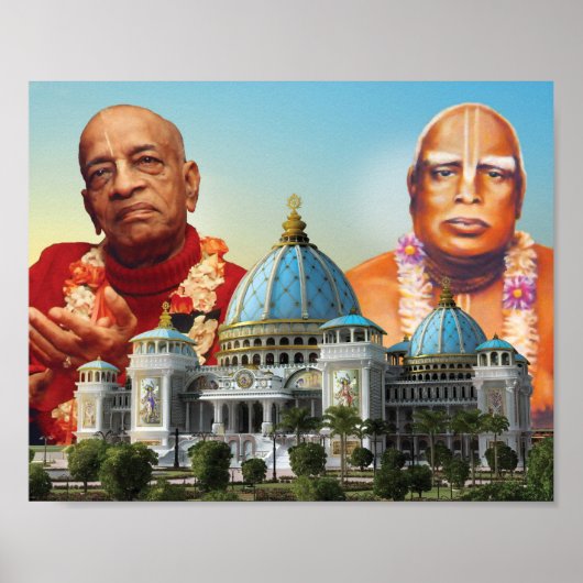 TOVP/Prabhupada/Bhaktivinoda 8 x 10 Afdrukken Poster (Voorkant)