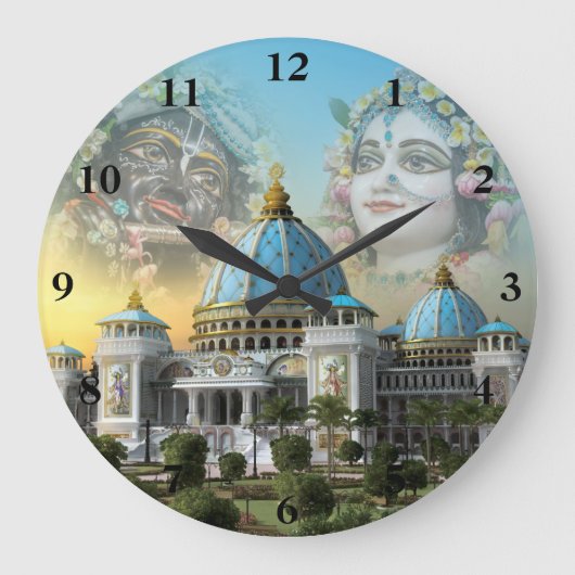 TOVP/Radha Madhava Clock Grote Klok (Voorkant)
