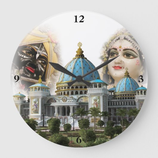 TOVP/Radha Madhava Clock Grote Klok (Voorkant)
