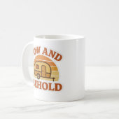 Tow and Behold | Funny Caravan Mug Koffiemok (Voorkant links)