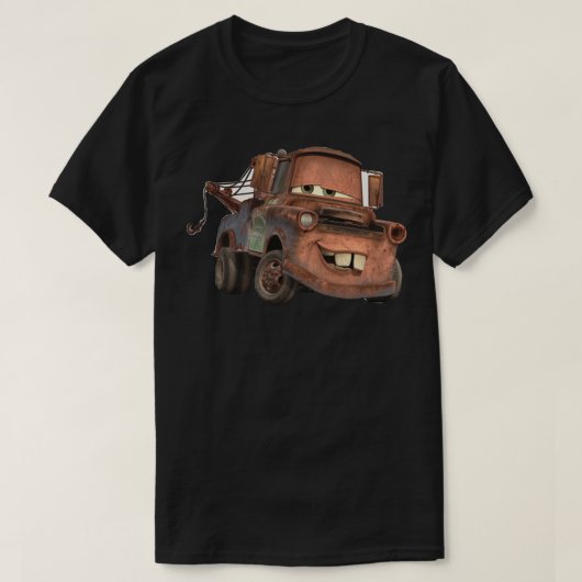 Tow Mater van Cars Sticker T-shirt (Design voorkant)
