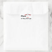 Tow Pilot-item Ronde Sticker (Tas)