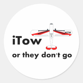Tow Pilot-item Ronde Sticker