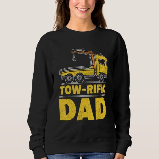 Tow rific Dad  Tow Trucker Trui (Voorkant)