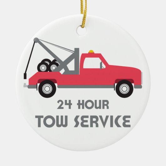 Tow-service Keramisch Ornament (Voorkant)