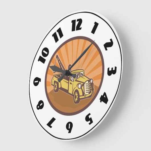 Tow Truck Clock Grote Klok (Hoek)