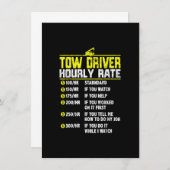 Tow Truck Driver Funny UW-cadeau Towing Dad Kaart (Voorkant / Achterkant)