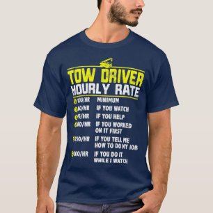 Tow Truck Driver Funny UW-cadeau Towing Dad T-shirt