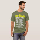 Tow Truck Driver Funny UW-cadeautje Towing T-shirt (Voorkant volledig)