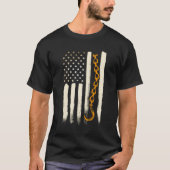 Tow Truck Driver geeft American Flag Patriotic Tow T-shirt (Voorkant)