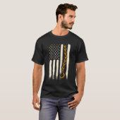 Tow Truck Driver geeft American Flag Patriotic Tow T-shirt (Voorkant volledig)