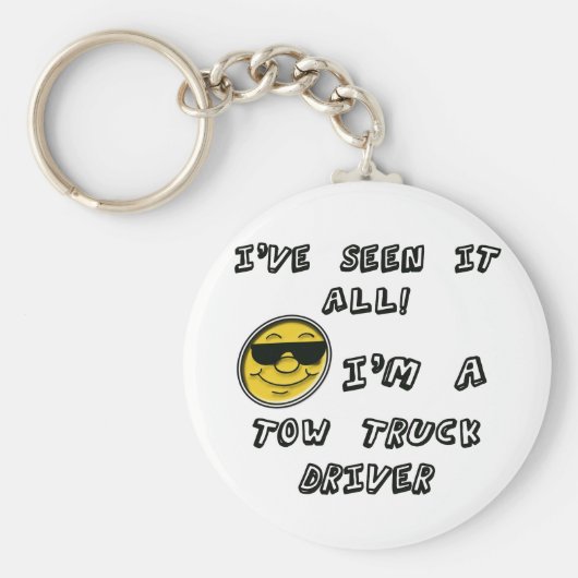Tow Truck-driver Sleutelhanger (Voorkant)