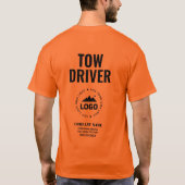 Tow Truck Driver T-Shirt (Achterkant)