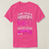 Tow Truck Driver Wife Gift Tow Trucker T-shirt (Design voorkant)