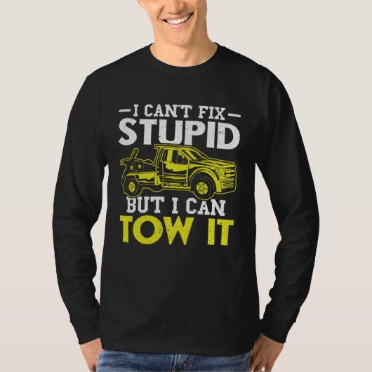 Tow Truck Driver Wrecker Towing T-shirt (Voorkant)