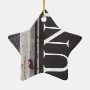 Tow Truck JUNK SIGN Keramisch Ornament