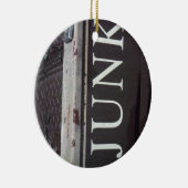  Tow Truck JUNK SIGN Keramisch Ornament (Rechts)