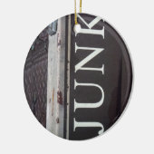  Tow Truck JUNK SIGN Keramisch Ornament (Links)