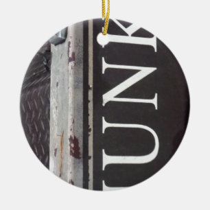 Tow Truck JUNK SIGN Keramisch Ornament