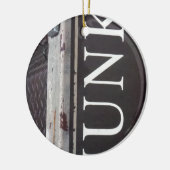 Tow Truck JUNK SIGN Keramisch Ornament (Links)