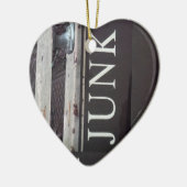 Tow Truck JUNK SIGN Keramisch Ornament (Links)