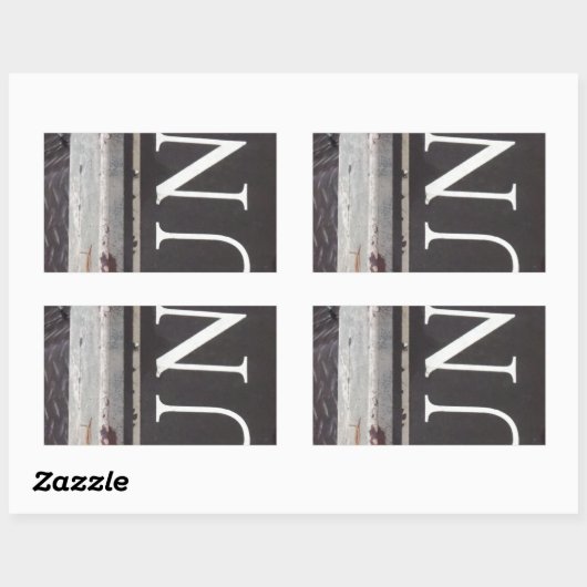  Tow Truck JUNK SIGN Rechthoekige Sticker (Vel)