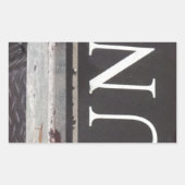  Tow Truck JUNK SIGN Rechthoekige Sticker (Voorkant)