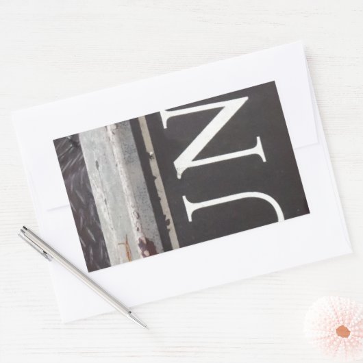  Tow Truck JUNK SIGN Rechthoekige Sticker (Envelop)