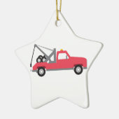 Tow Truck Keramisch Ornament (Links)