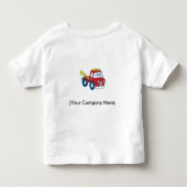 Tow Truck Kinder Shirts (Achterkant)